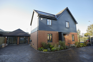 The Z House Project, an eco house at Salford University by Barratt Homes.