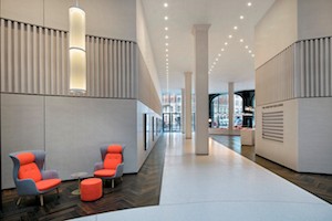 Minster Buildings, 3 Minster Court reception areas and atrium, London. 21 March 2018