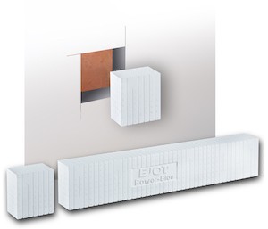 Iso-Bloc provides an easy to cut thermal bridge-free backing