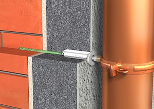 Iso-Dart anchors securely into substrates and accepts screws up to 9.0 mm
