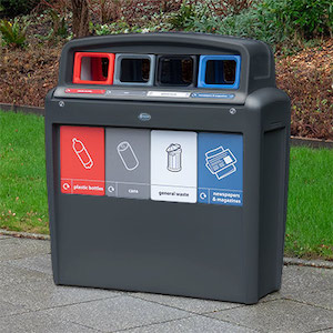 Nexus Evolution City Quad Recycling Bin