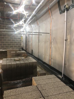 Remedial Basement Waterproofing to commercial structure 16