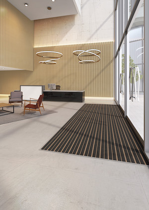 INTRAsystems launches moisture-resistant wood effect matting